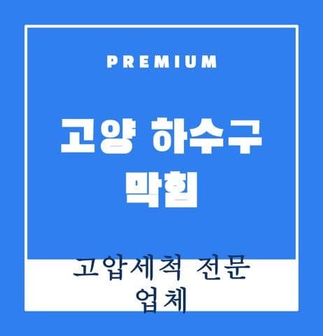 고양 하수구 막힘 9224