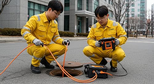 용산구 하수구고압세척 최고 장비