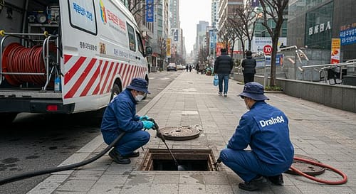 종로 하수구 고압세척 오래된 건물 배관도 문제없이 뚫어드립니다.