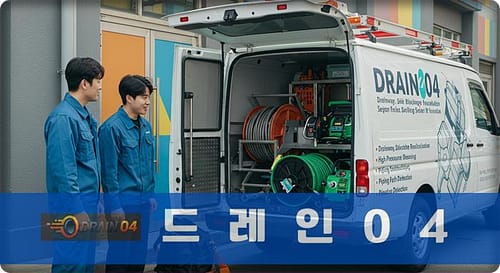 빌딩 상가 배관 청소, 동작구 고압세척