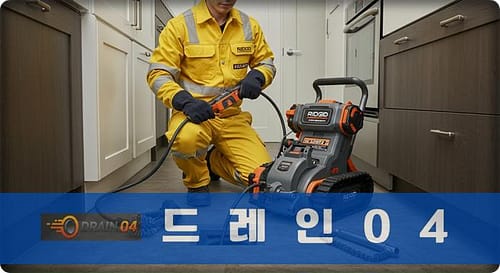 배관 기름때 100% 제거! 소사구 고압세척