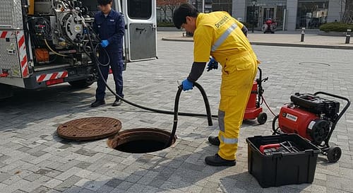 광명 하수구 고압세척 최고 장비로 확실하게 뚫어드립니다.