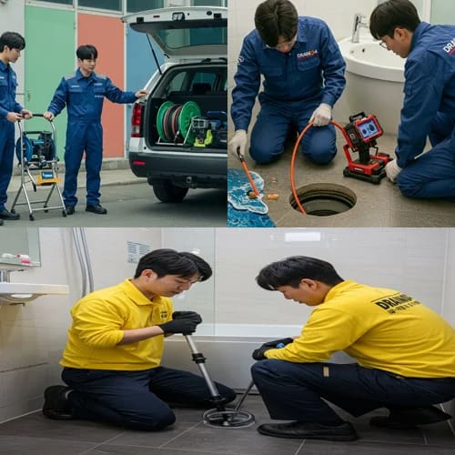 분당구 고압세척 시원하게 뚫어