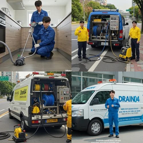 분당구 고압세척 시원하게 뚫어