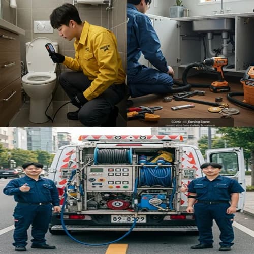 남동구 하수구고압세척 완벽한 복구