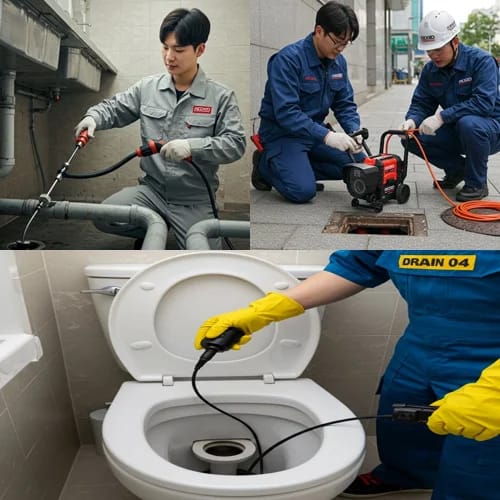 인산 고압세척 시원하게