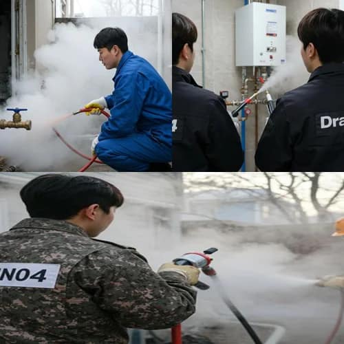 성남시 언수도 녹임 해빙 업체 수도 동파 신속하게 녹여