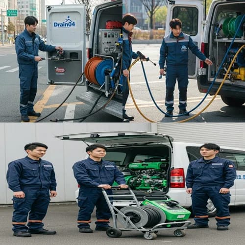 전원주택 횡주관 청소엔? 안성 하수구고압세척