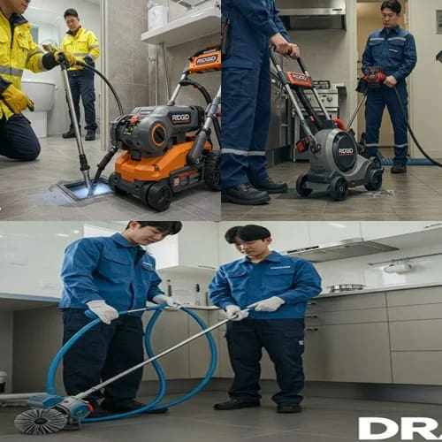 수지구 하수구고압세척 용인 수지 아파트 횡주관