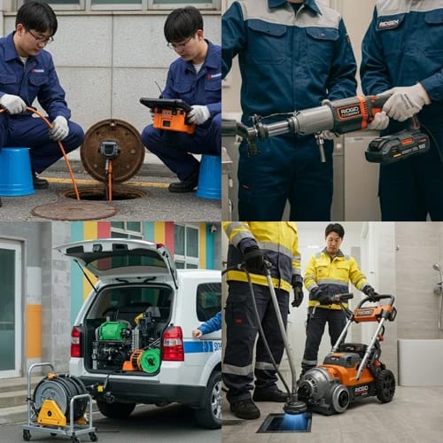 마포 하수구고압세척 빌딩 메인 배관 통수