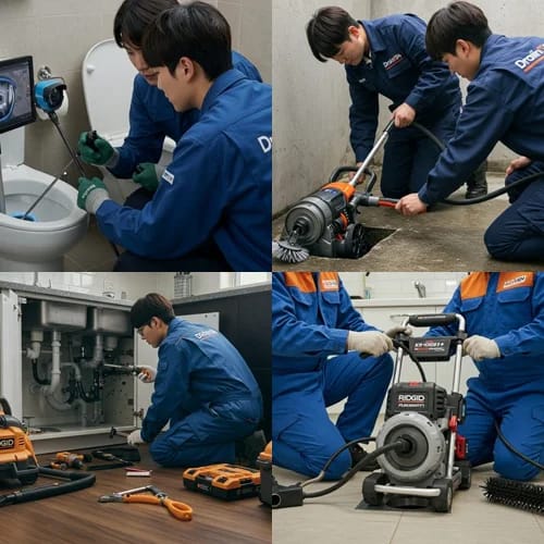 군포시 하수구고압세척 산본 중심상가 하수구