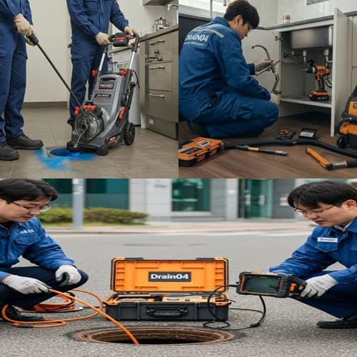 과천 하수구고압세척 과천 주공 아파트 횡주관