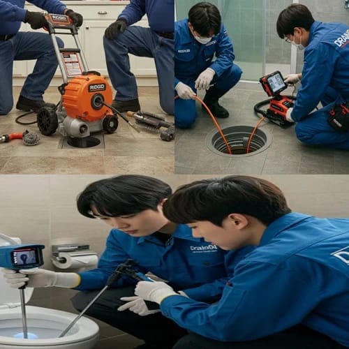 의왕시 하수구고압세척 오전동 공장 배관