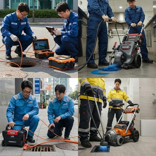시흥시 하수구고압세척 시화공단 배관 청소