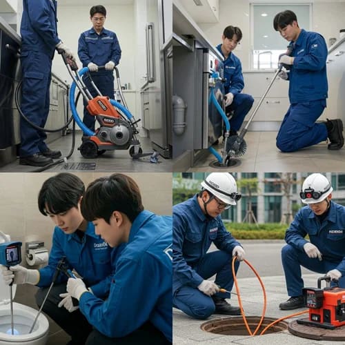 시흥시 하수구고압세척 시화공단 배관 청소