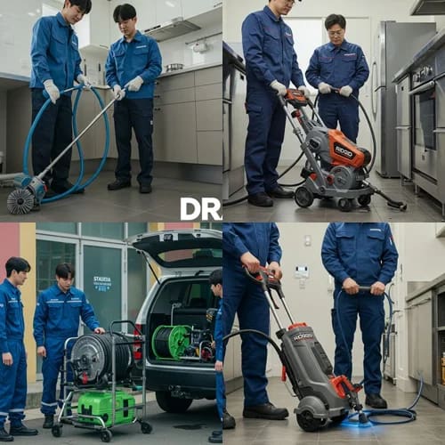 원미구 고압세척 아파트 저층 세대 역류 해결