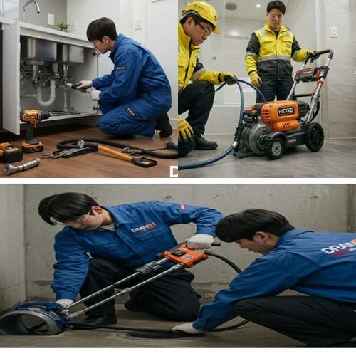 고양시 하수구고압세척 일산 상가 하수구