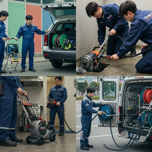 안양 고압세척 안양 일번가 식당 하수구