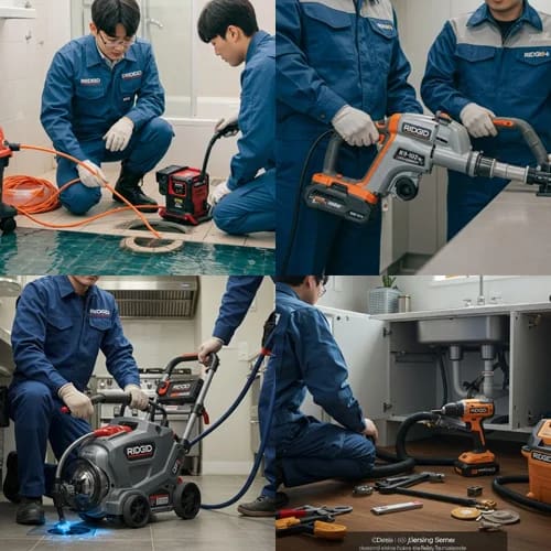 파주시 하수구고압세척 금촌동 시장 하수구