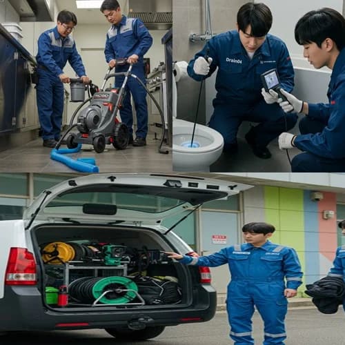 성북구 하수구고압세척 성북동 주택 하수구