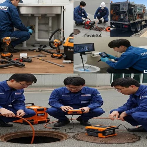 안성 고압세척 안성 공단 배관 청소