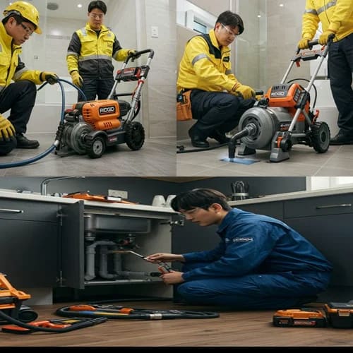 화성 고압세척 향남 제약단지 배관
