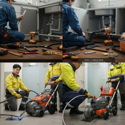성북구 고압세척 길음뉴타운 아파트 횡주관