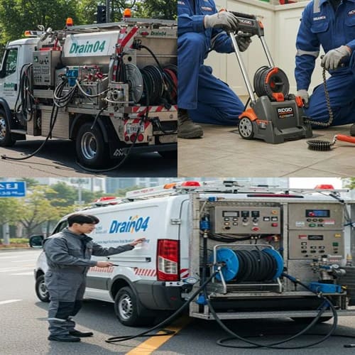 미추홀구 하수구고압세척 숭의동 공구상가 하수구