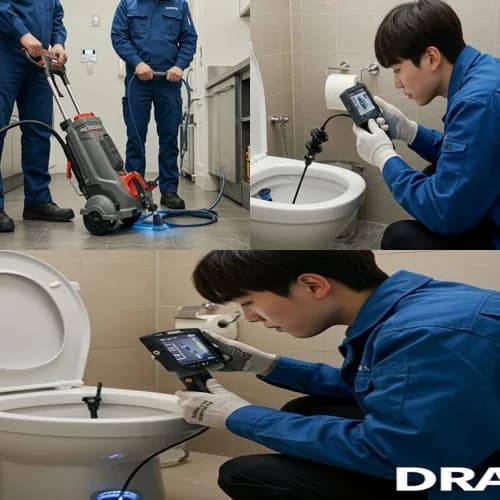 부천시 하수구고압세척 상동 호수공원 인근
