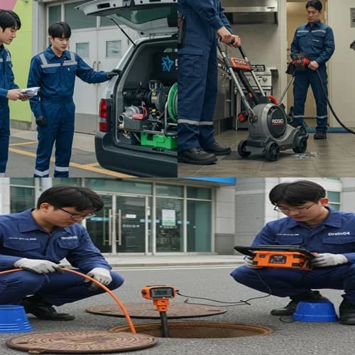 안산시 고압세척 시화호 인근 공장 배관