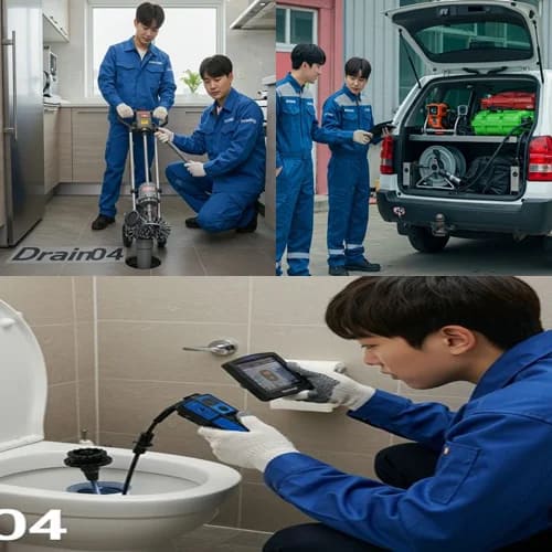 광명시 하수구고압세척 광명동굴 인근 식당