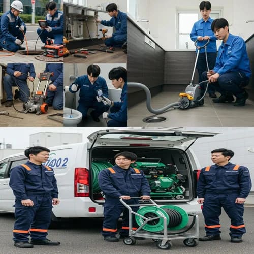 양주시 하수구고압세척 양주 옥정신도시 상가