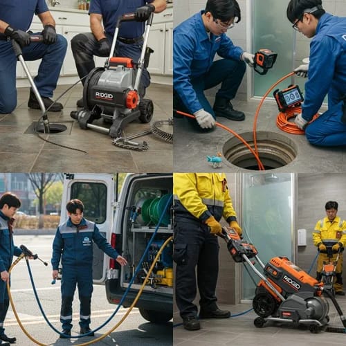 양주시 하수구고압세척 양주 옥정신도시 상가