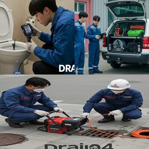 파주 고압세척 운정신도시 상가 하수구