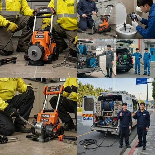 용산  고압세척 남영동 식당가 하수구