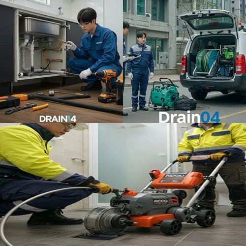연수구 하수구고압세척 송도신도시 아파트 횡주관