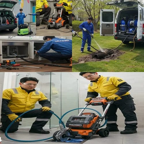 연수구 하수구고압세척 송도신도시 아파트 횡주관