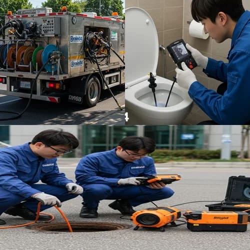 중랑구 하수구고압세척 면목동 빌라 하수구