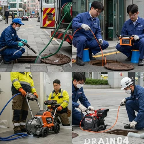장안구 하수구고압세척 북수원 시장 하수구