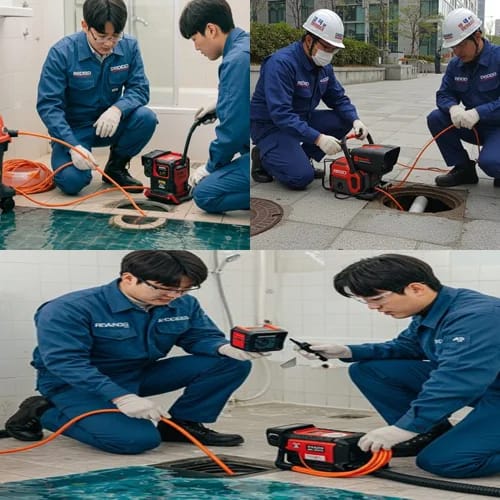처인구 하수구고압세척 용인 시청 인근 식당
