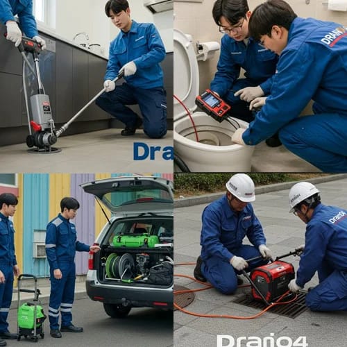 인천 중구 고압세척 인천공항 물류단지 배관