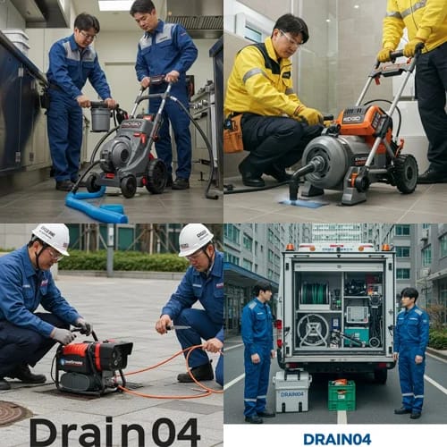 인천 중구 고압세척 인천공항 물류단지 배관