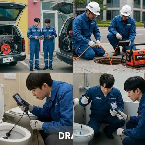 권선구 하수구고압세척 수원 터미널 인근 상가