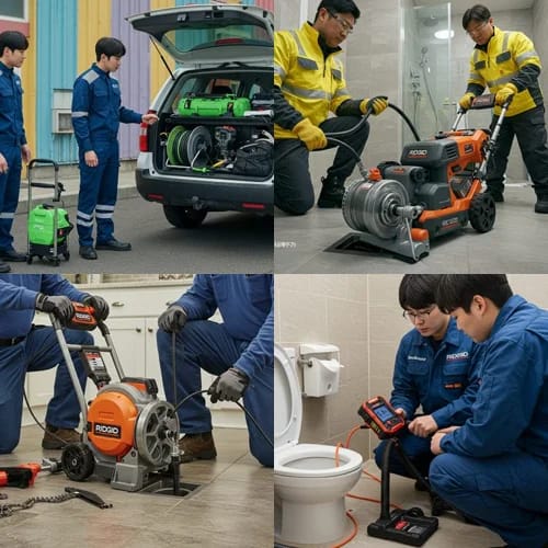 권선구 하수구고압세척 수원 터미널 인근 상가