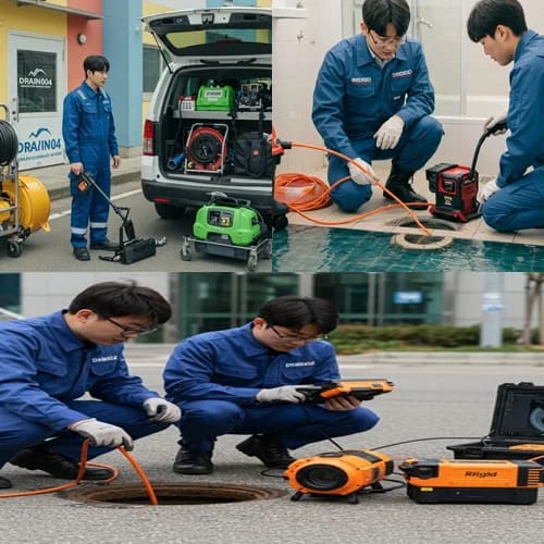 부평 고압세척 부평 지하상가 하수구