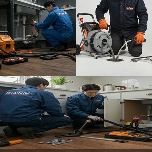 안산시 하수구고압세척 반월공단 공장 배관
