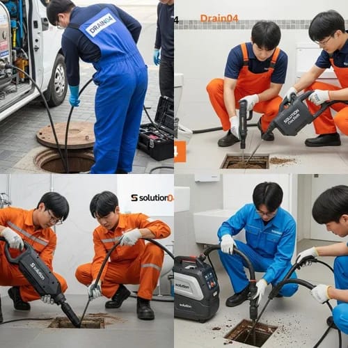 평택 고압세척 평택역 앞 먹자골목