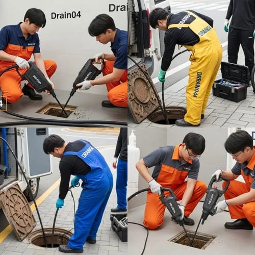 소사 고압세척 소사역 인근 빌라 하수구