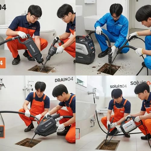 소사 고압세척 소사역 인근 빌라 하수구