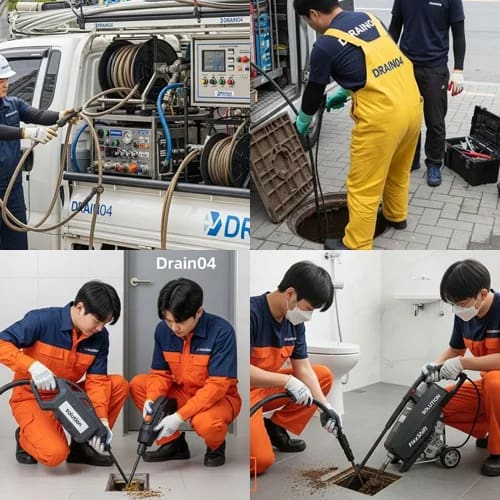 소사 고압세척 소사역 인근 빌라 하수구